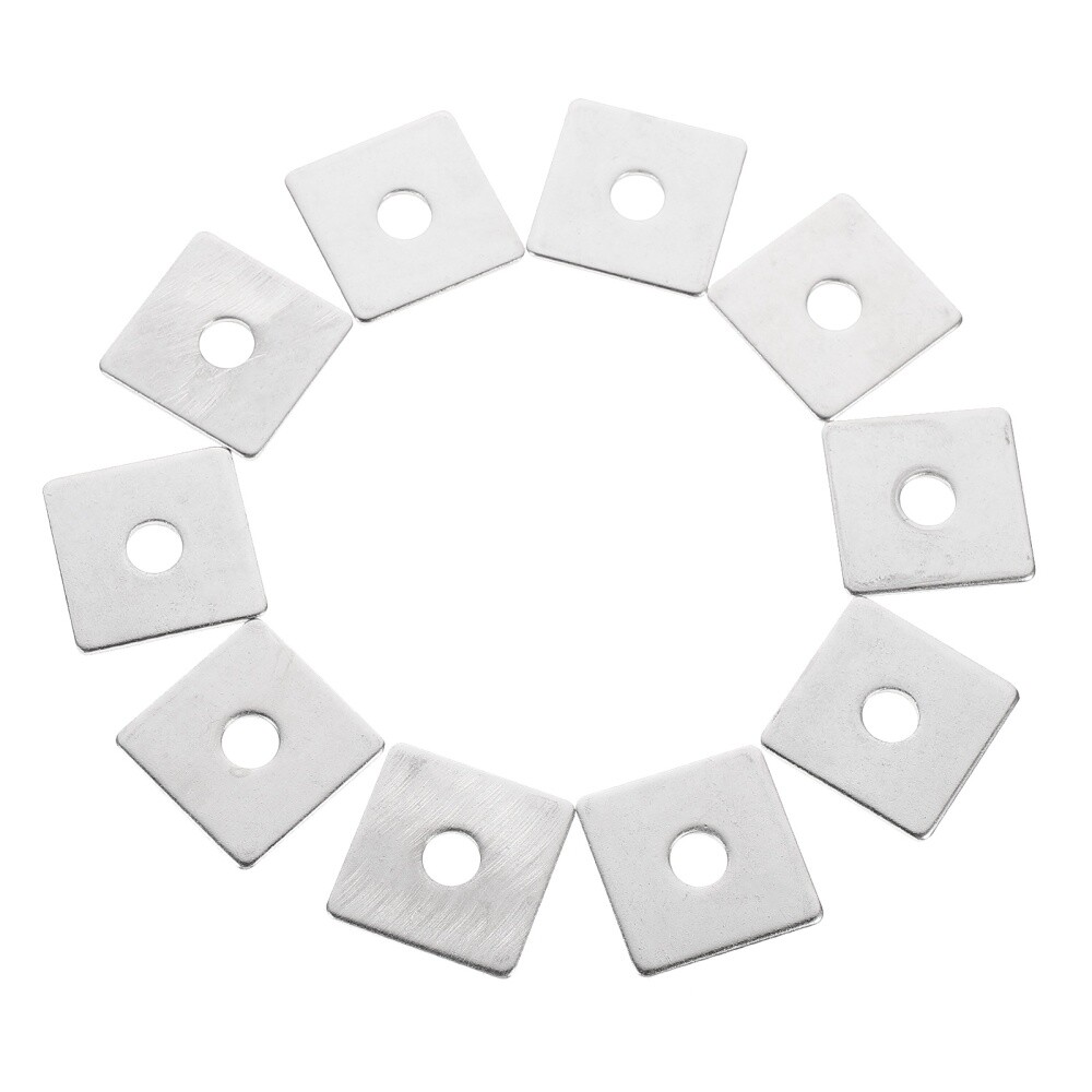 10 Pcs Plate Washers Flat Pad Spacer Square Gasket Premium Material