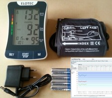 Ciśnieniomierz Zasilacz górnej części ramienia 220V PC Przepustka ciśnienia krwi lub mankiet M-XXL