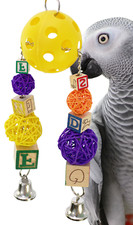 1606 ABC Legs Bird Toy parrot cage toys cages african grey conure amazon