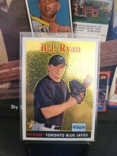 2007 Topps Heritage Chrome BJ Ryan 1942/1958 Toronto Blue Jays #104 🔥