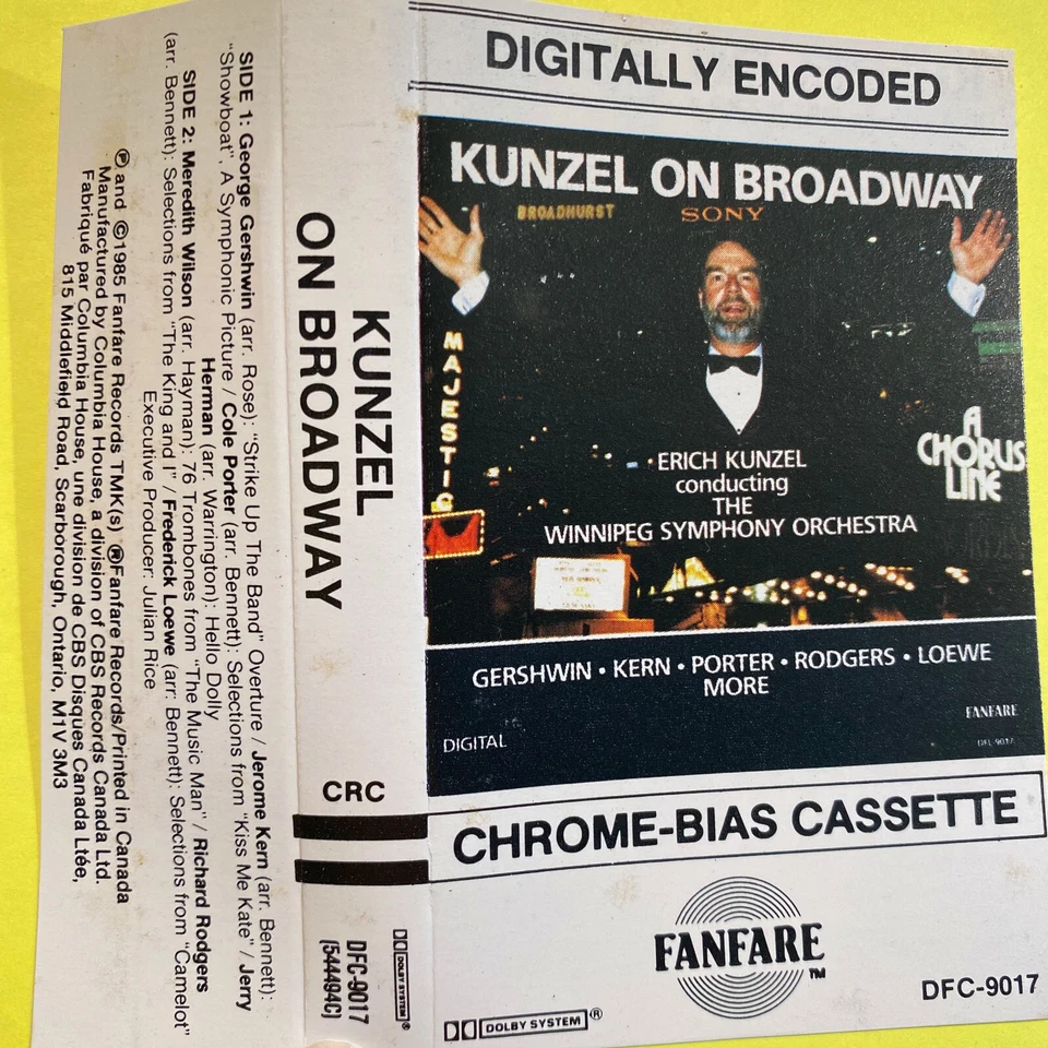 KUNZEL ON BROADWAY CASSETTE TAPE VERY RARE HTF - Image 4 of 4