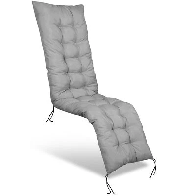 Coussin de chaise longue 165 x 50 cm coussin pour chaises longues de jardin c... - Photo 1/4