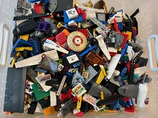 LEGO HUGE LOT 60 PARTS Decorated Decal Sticker Printed BRICKS TILES RANDOM MIX