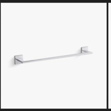 Kohler K-23284-CP Square-Towel Bar Polished Chrome