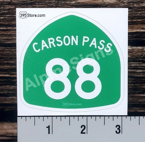 California Highway 88 Carson Pass California - sticker decal - 第 1/1 張圖片