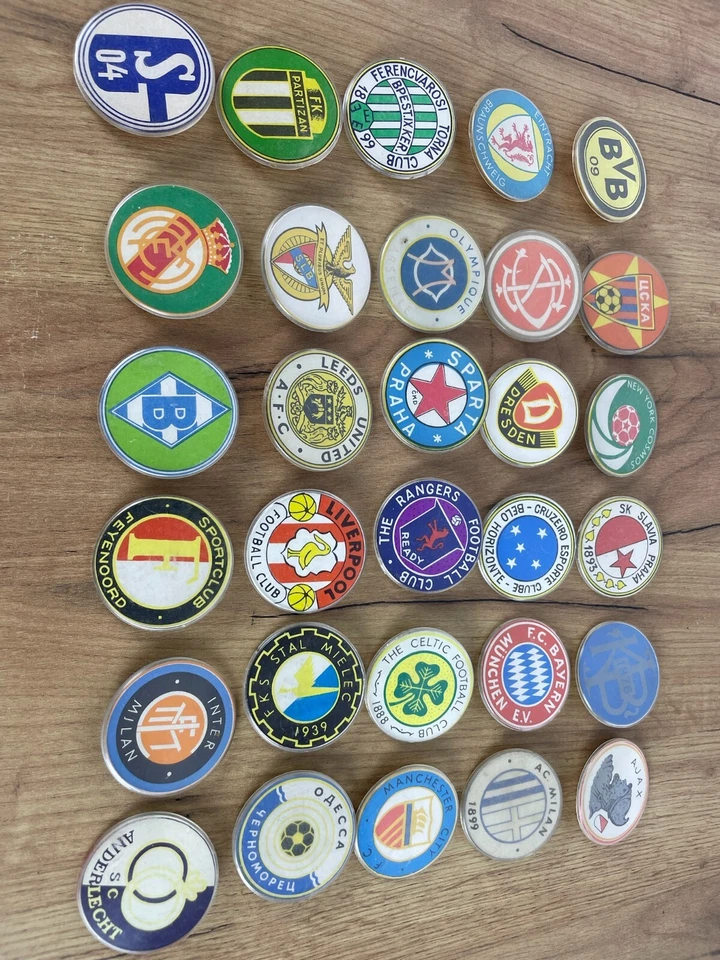 FIFA football emblems FOOTBALL Soccer 1980 USSR BIG BADGE SET 30 pcs collection - Image 2 of 4