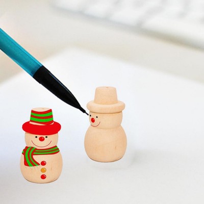 snowman peg doll
