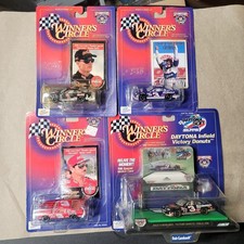 NASCAR Winners Circle Dale Earnhardt SR and JR 1:64 Scale Lot Of 4 Cars