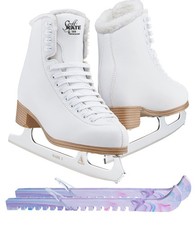 Jackson Classic Model 380/381 Figure Ice Skates for Women and Girls Bundle wi...