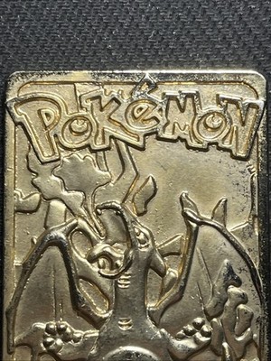 limited edition pokemon 23k gold plated trading card charizard Charizard - Pokemon Burger King Gold Card With Pokeball in box