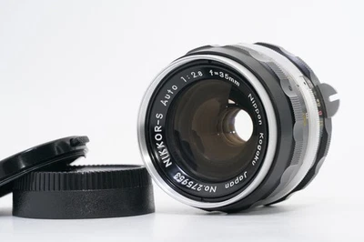 MINT]] Nikon Nikkor-S Auto Objectif 35mm f/2.8 Grand Angle Non Ai MF - Photo 1/4