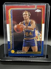 2025-26 Topps Chrome #249 Rick Barry Red White and Blue Refractor