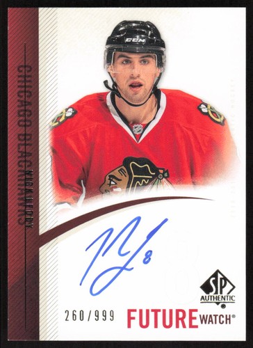 Nick Leddy [Autograph] #294 2010 SP Authentic card