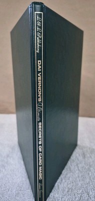 Dai Vernon's Ultimate Secrets of Card Magic By Lewis Ganson L&L Publishing HC
