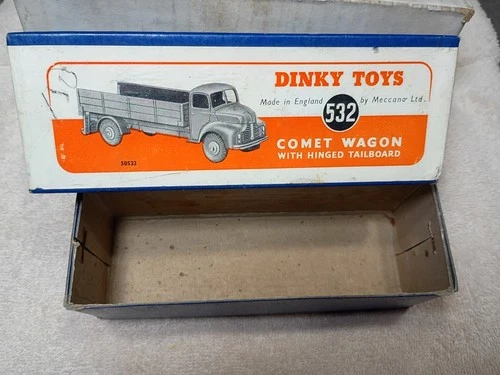 Dinky Toys Comet Wagon vtg empty box England , Meccane  532