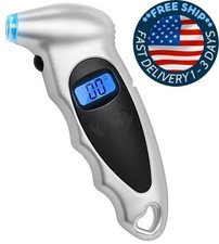 Digital Tire Air Pressure Gauge Bike Car Truck Lcd Display Meter Tester 150 Psi