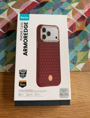 Benks ArmorEdge Kevlar Rugged Case - iPhone 17 Pro Max, Savvy Red