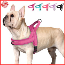 Tactical Dog Harness No Pull 1000D Nylon Large Dogs Handle Reflective Vest