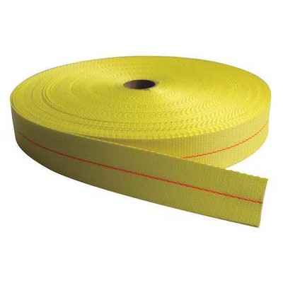 Bulk-Strap Pe02300py Bulk Webbing, Yellow, 300 Ft. L, 2'' W