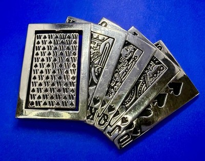 Royal Straight Flush Draw The Ace Poker Casino Gambling Belt Buckle by WESTSIDE