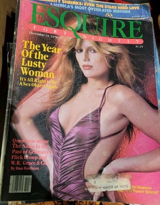 Esquire Magazine 70s Vintage Dec 1978 Patti Hansen Year Of Lusty Woman