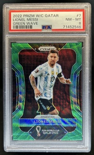 World Cup Lionel Messi 2022 Panini Prizm World Cup Lionel Messi #7 Green