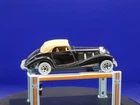 Vintage 1988 Hot Wheels Mercedes 540k Diecast Car Black with Tan Top