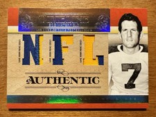 2007 National Treasures BOB WATERFIELD Game Worn Prime Jersey /10 RAMS