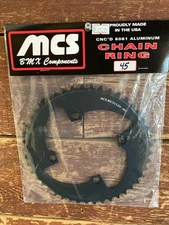 MCS 4-BOLT 3/32 CHAINRING 45T BLACK