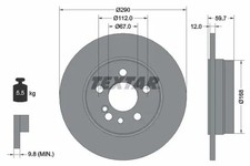 Disque de frein Mercedes 560