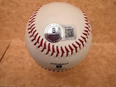 CAL RIPKEN JR. BALTIMORE ORIOLES SIGNED 2131 FOTOBALL BECKETT AUTH CAL RIPKEN JR. BALTIMORE ORIOLES SIGNED 2131 FOTOBALL BECKETT AUTH