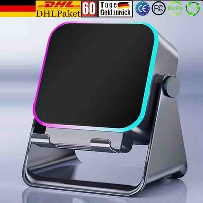 Kabelloser Induktionslautsprecher,Bluetooth-Lautsprecher mit Telefonständer DE