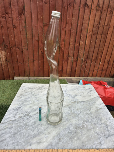 Very Rare Large 1 Litre Twisted Vintage coke bottle German Edition - Picture 1 of 9