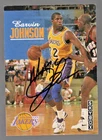 Magic Johnson Lakers Signed Autograph 1993 Skybox Carrd  Hologram COA