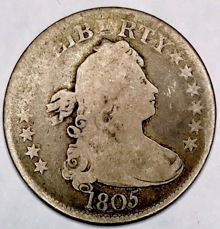 1805 DRAPED BUST QUARTER**VERY RARE PIECE***ORIGINAL RARITY**NR #64921