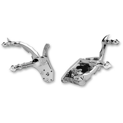 Accutronix Chrome Tribal Forward Controls w/Master Cylinder - FC103-SLC
