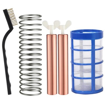 Pool Ionizer Copper Kit, 7Pcs Copper Anode Kit Solar Pool Copper Anode, 4 x 0...
