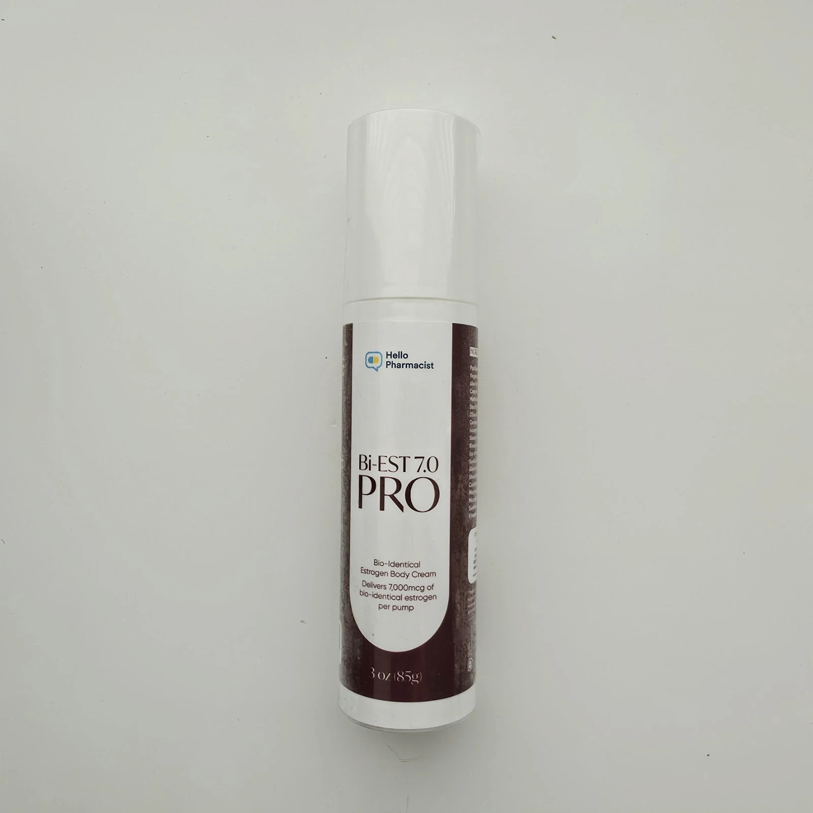 Hello Pharmacist - BiEst 7.0 Pro - Bioidentical Estrogen Body Cream - 3oz