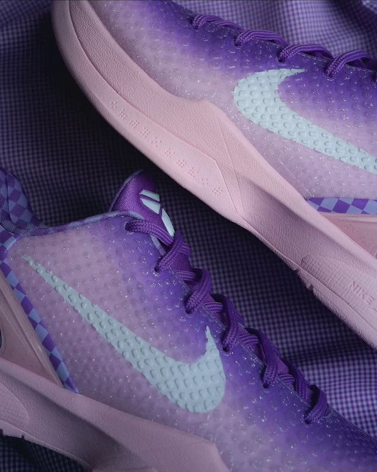 NEW Men's Kobe 6 Protro “Purple Checkerboard” All Size US 7-12 | eBay