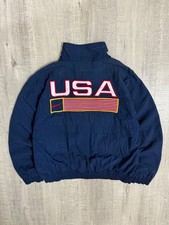 Vintage nike usa flag windbreaker jacket