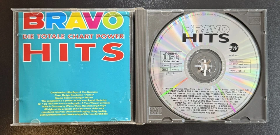 BRAVO HITS 1 CD - Version mit KLF - Gebraucht guter Zustand (siehe Beschreibung) - Bild 3 von 3