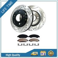 12.99 Front Rotors Brake Pads For Chevy Silverado Gmc Sierra 1500 Tahoe Yukon