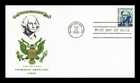 US COVER GEORGE WASHINGTON 5C PROMINENT AMERICANS FDC JACKSON CHICKERING