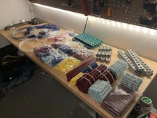 Coaster Dynamix Mega Expansion Kit Of 900+ New Pieces (Blue Track Spine Kit)