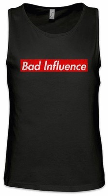 Bad Influence Herren Tank Top Biker Club MC Rocker Adler Eagle Motorradfahrer