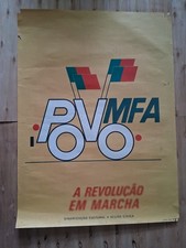 MFA POVO A Revolucio Em Marcha poster Artur Rosa Portugal 1975 communism