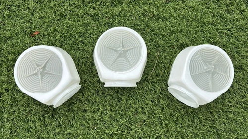 3 Antique Vintage Milk Glass Sconce Shades Lamp Cover Globe STAR Bathroom Porch