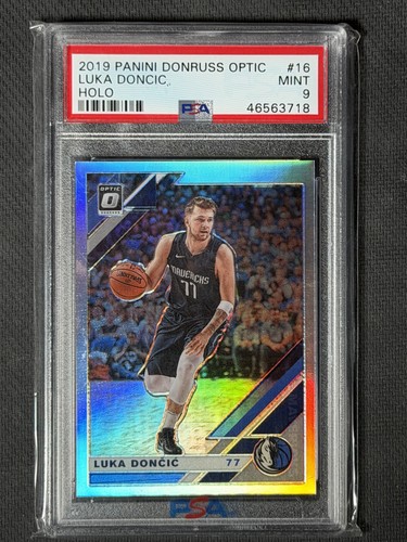 2019-20 Donruss Optic #16 Luka Doncic Holo PSA 9