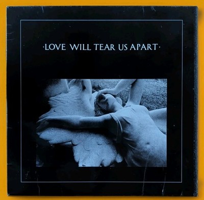 JOY DIVISION Love Will Tear Us Apart Vinyl 12'' Single 1984 45 RPM VG+ 1st Press