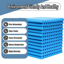 CONFEZIONE 12-96 Pannello Schiuma Acustica Cuneo Studio Insonorizzazione Piastrelle Parete 12"X12"X1"